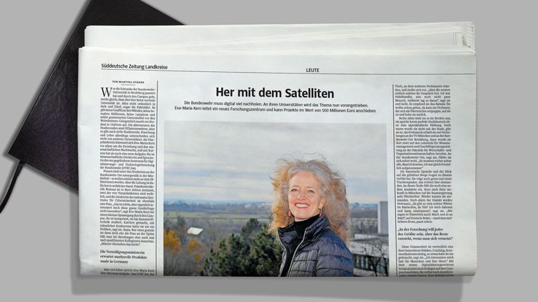 Süddeutsche Zeitung: Beitrag mit Frau Prof. Eva-Maria Kern Abbildung der Süddeutschen Zeitung mit einem Artikel von Frau Prof. Eva-Maria Kern