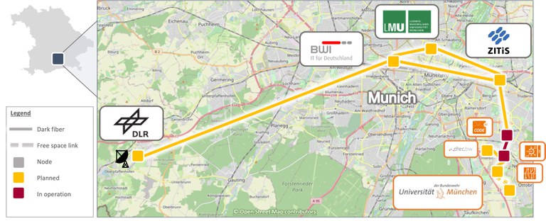 MuQuaNet Infrastruktur