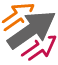 Symbolisches Icon für die Abbildung der strategischen Ausrichtung des dtec.bw