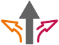 Symbolisches Icon für den Wissens- und Technologietransfer des dtec.bw